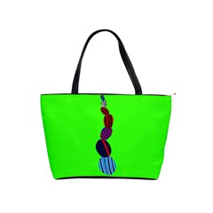 Egg Line Rainbow Green Shoulder Handbags