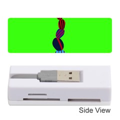 Egg Line Rainbow Green Memory Card Reader (stick) 