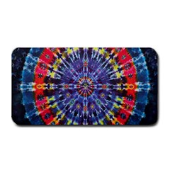 Circle Purple Green Tie Dye Kaleidoscope Opaque Color Medium Bar Mats by Mariart