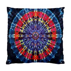 Circle Purple Green Tie Dye Kaleidoscope Opaque Color Standard Cushion Case (two Sides) by Mariart