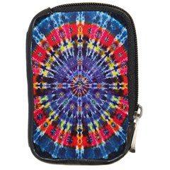 Circle Purple Green Tie Dye Kaleidoscope Opaque Color Compact Camera Cases