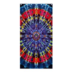 Circle Purple Green Tie Dye Kaleidoscope Opaque Color Shower Curtain 36  X 72  (stall) 