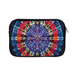 Circle Purple Green Tie Dye Kaleidoscope Opaque Color Apple iPad Mini Zipper Cases Front