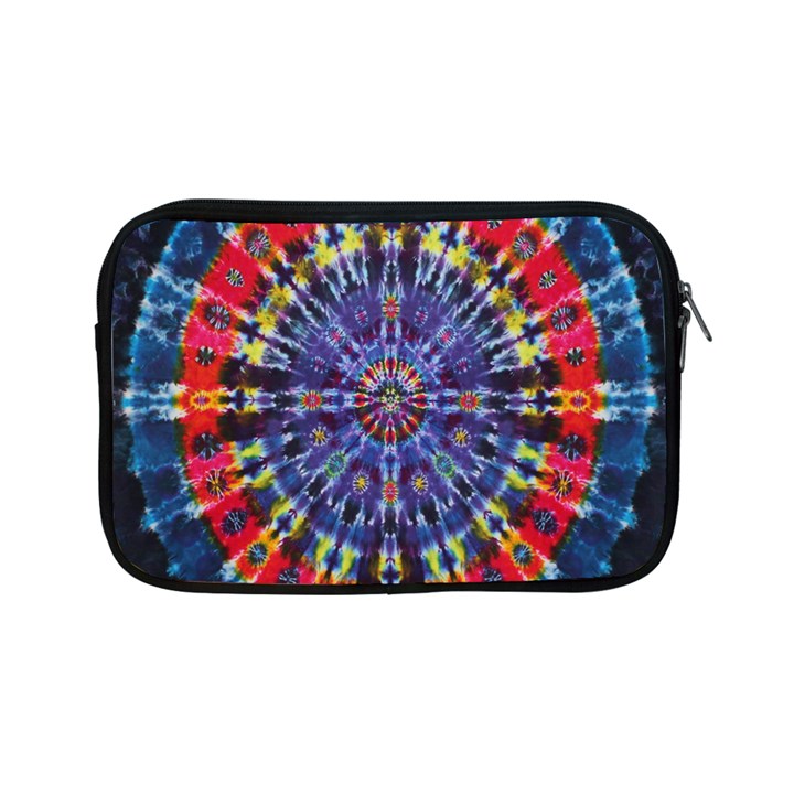 Circle Purple Green Tie Dye Kaleidoscope Opaque Color Apple iPad Mini Zipper Cases