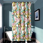 Wooden Gorse Illustrator Photoshop Watercolor Ink Gouache Color Pencil Shower Curtain 36  x 72  (Stall)  Curtain(36 X72 ) - 33.26 x66.24  Curtain(36 X72 )