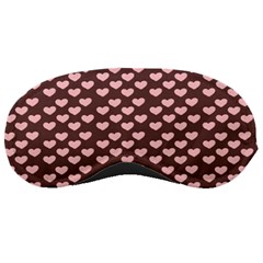 Chocolate Pink Hearts Gift Wrap Sleeping Masks by Mariart