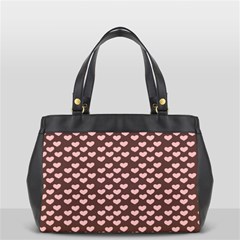 Chocolate Pink Hearts Gift Wrap Office Handbags