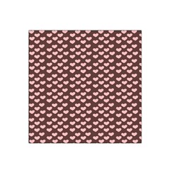 Chocolate Pink Hearts Gift Wrap Satin Bandana Scarf by Mariart