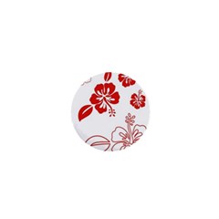 Hawaiian Flower Red Sunflower 1  Mini Buttons by Mariart