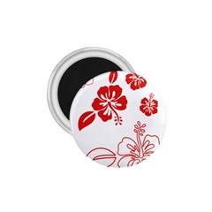 Hawaiian Flower Red Sunflower 1 75  Magnets by Mariart