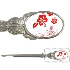 Hawaiian Flower Red Sunflower Letter Openers by Mariart