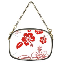 Hawaiian Flower Red Sunflower Chain Purses (one Side)  by Mariart