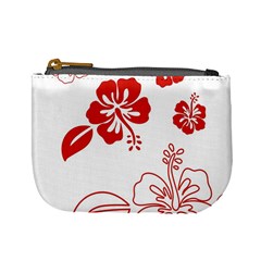 Hawaiian Flower Red Sunflower Mini Coin Purses by Mariart