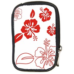 Hawaiian Flower Red Sunflower Compact Camera Cases by Mariart