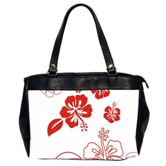 Hawaiian Flower Red Sunflower Office Handbags (2 Sides)  by Mariart