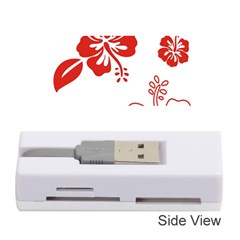 Hawaiian Flower Red Sunflower Memory Card Reader (stick) 