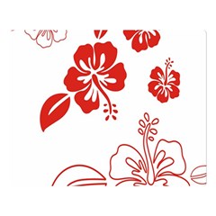 Hawaiian Flower Red Sunflower Double Sided Flano Blanket (large)  by Mariart