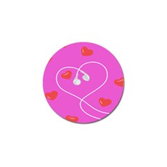 Heart Love Pink Red Golf Ball Marker (4 Pack) by Mariart