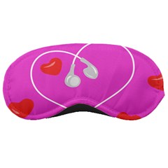 Heart Love Pink Red Sleeping Masks by Mariart