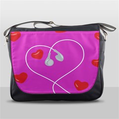 Heart Love Pink Red Messenger Bags