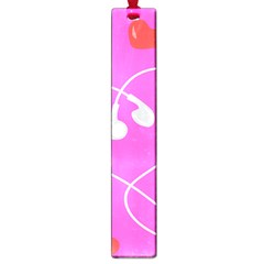 Heart Love Pink Red Large Book Marks