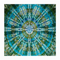 Green Flower Tie Dye Kaleidoscope Opaque Color Medium Glasses Cloth by Mariart