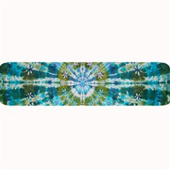 Green Flower Tie Dye Kaleidoscope Opaque Color Large Bar Mats by Mariart