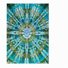 Green Flower Tie Dye Kaleidoscope Opaque Color Large Garden Flag (two Sides)