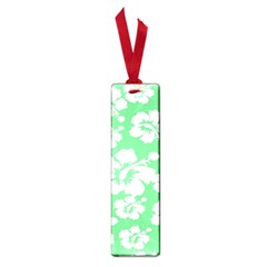 Hibiscus Flowers Green White Hawaiian Small Book Marks by Mariart