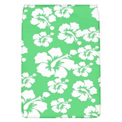 Hibiscus Flowers Green White Hawaiian Flap Covers (l)  by Mariart