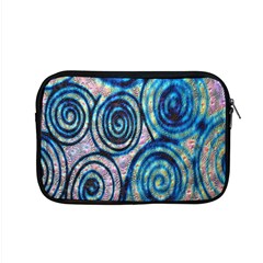 Green Blue Circle Tie Dye Kaleidoscope Opaque Color Apple Macbook Pro 15  Zipper Case