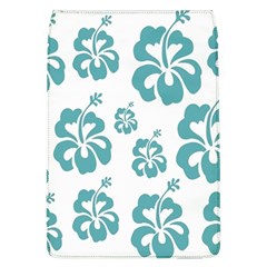 Hibiscus Flowers Green White Hawaiian Blue Flap Covers (l) 