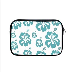 Hibiscus Flowers Green White Hawaiian Blue Apple Macbook Pro 15  Zipper Case by Mariart