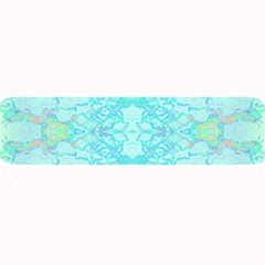 Green Tie Dye Kaleidoscope Opaque Color Large Bar Mats