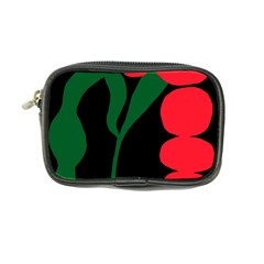 Illustrators Portraits Plants Green Red Polka Dots Coin Purse