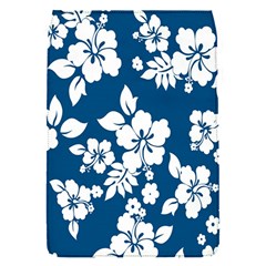 Hibiscus Flowers Seamless Blue White Hawaiian Flap Covers (s)  by Mariart