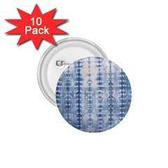 Indigo Grey Tie Dye Kaleidoscope Opaque Color 1 75  Buttons (10 Pack) by Mariart