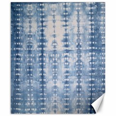 Indigo Grey Tie Dye Kaleidoscope Opaque Color Canvas 20  X 24   by Mariart