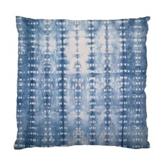 Indigo Grey Tie Dye Kaleidoscope Opaque Color Standard Cushion Case (two Sides)