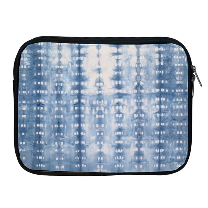 Indigo Grey Tie Dye Kaleidoscope Opaque Color Apple iPad 2/3/4 Zipper Cases