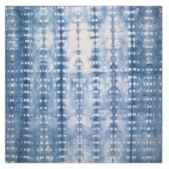 Indigo Grey Tie Dye Kaleidoscope Opaque Color Large Satin Scarf (square) by Mariart