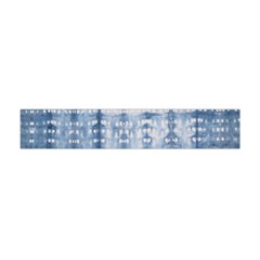 Indigo Grey Tie Dye Kaleidoscope Opaque Color Flano Scarf (mini)