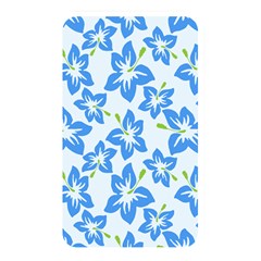 Hibiscus Flowers Seamless Blue Memory Card Reader by Mariart