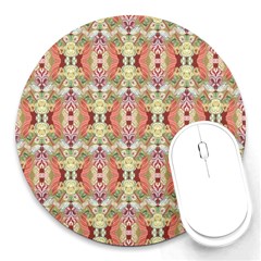 Illustrator Photoshop Watercolor Ink Gouache Color Pencil Round Mousepads by Mariart