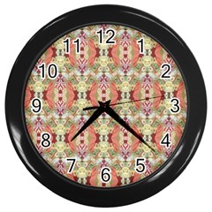 Illustrator Photoshop Watercolor Ink Gouache Color Pencil Wall Clocks (black) by Mariart