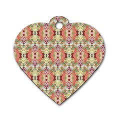 Illustrator Photoshop Watercolor Ink Gouache Color Pencil Dog Tag Heart (one Side) by Mariart