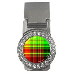 Line Light Neon Red Green Money Clips (cz) 