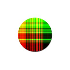 Line Light Neon Red Green Golf Ball Marker by Mariart