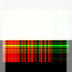 Line Light Neon Red Green Rectangular Jigsaw Puzzl