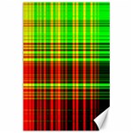 Line Light Neon Red Green Canvas 24  x 36  23.35 x34.74  Canvas - 1